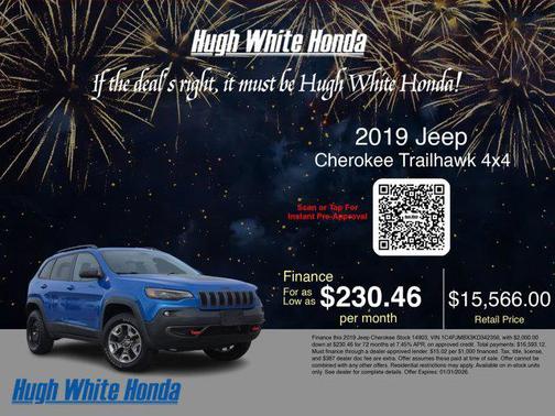 2019 Jeep Cherokee Trailhawk