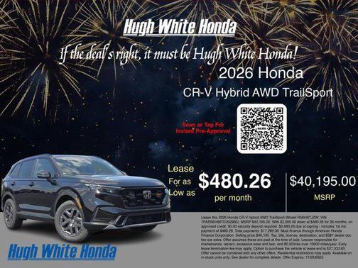 2026 Honda CR-V Hybrid TrailSport AWD