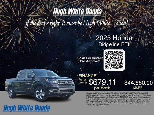 2025 Honda Ridgeline RTL