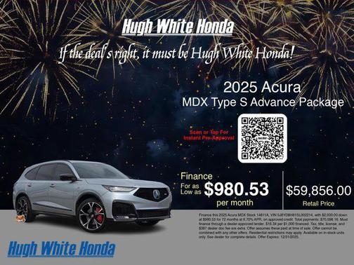 2025 Acura MDX Type S Advance Package