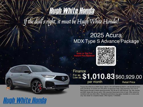 2025 Acura MDX Type S Advance Package