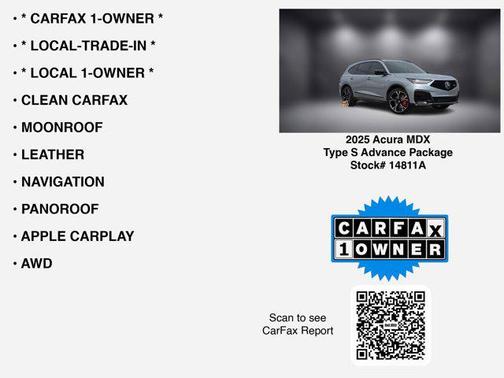 2025 Acura MDX Type S Advance Package