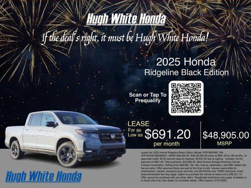 2025 Honda Ridgeline Black