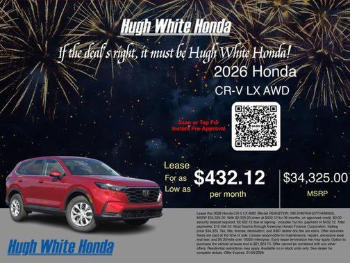 2026 Honda CR-V LX AWD