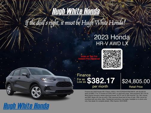 Modern Steel Metallic 2023 Honda HR-V LX