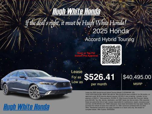 2025 Honda Accord Hybrid Touring
