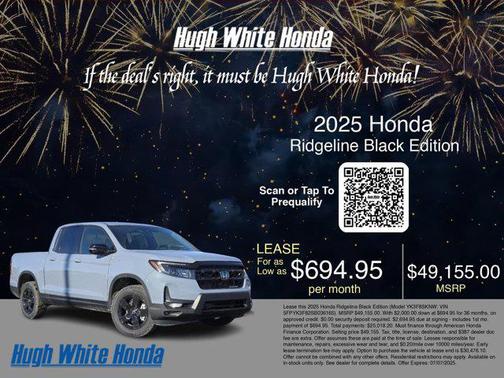 2025 Honda Ridgeline Black