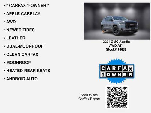 2021 GMC Acadia AWD AT4