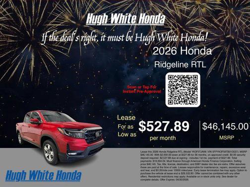 2026 Honda Ridgeline RTL