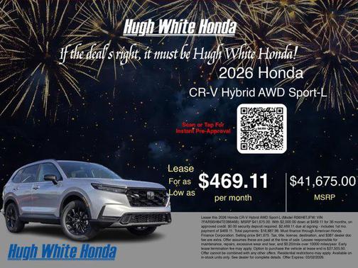 2026 Honda CR-V Hybrid Sport-L AWD