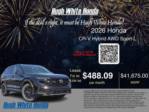 2026 Honda CR-V Hybrid Sport-L AWD