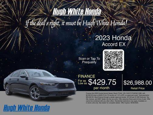 2023 Honda Accord EX 1.5T