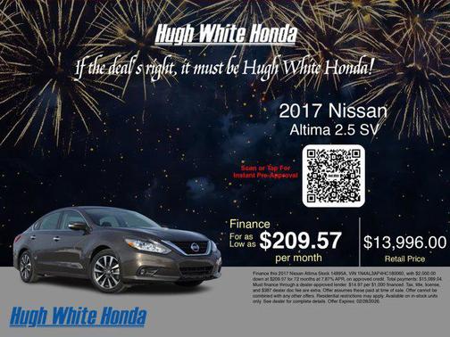 2017 Nissan Altima 2.5 SV