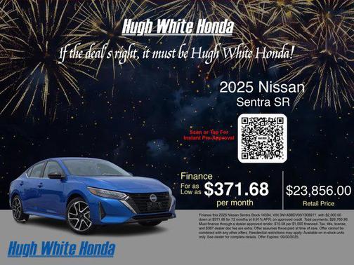 2025 Nissan Sentra SR