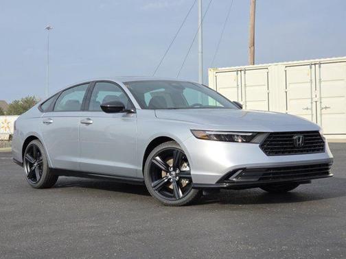 Solar Silver Metallic 2026 Honda Accord Hybrid Sport-L
