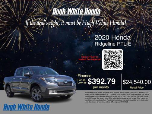 2020 Honda Ridgeline RTL-E