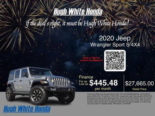 2020 Jeep Wrangler Unlimited Sport