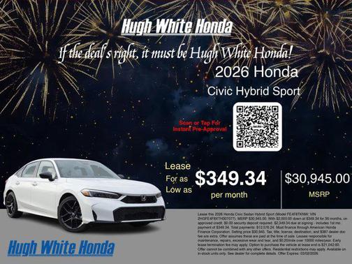 2026 Honda Civic Hybrid Sport Touring