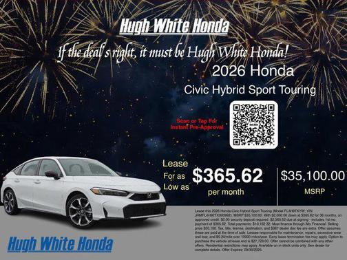 2026 Honda Civic Hybrid Sport Touring