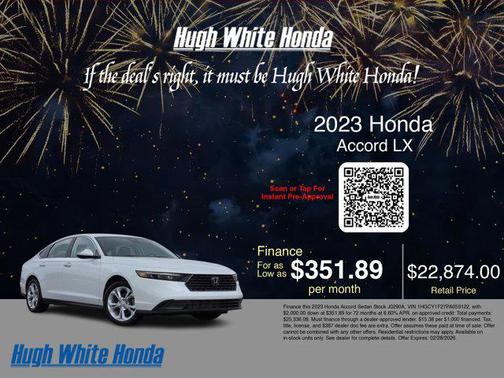 2023 Honda Accord LX 1.5T