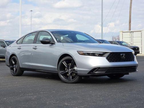 Solar Silver Metallic 2026 Honda Accord Hybrid Sport-L