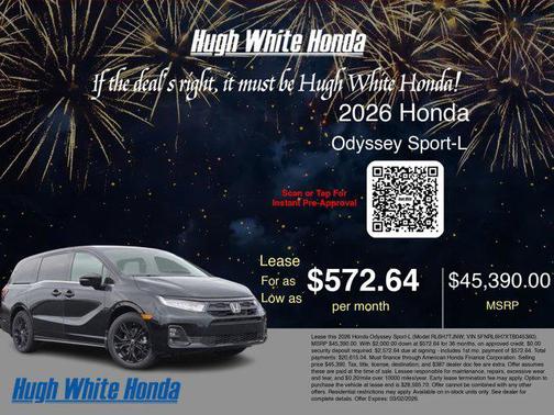 2026 Honda Odyssey Sport-L