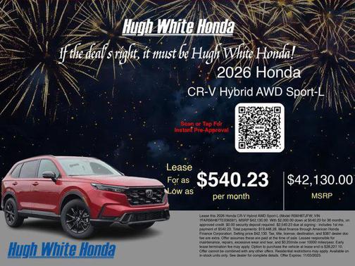 2026 Honda CR-V Hybrid Sport-L AWD