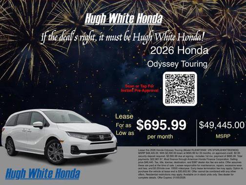 2026 Honda Odyssey Touring