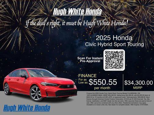 2025 Honda Civic Hybrid Sport Touring