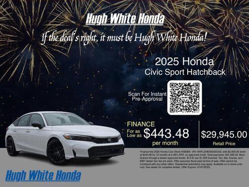 2025 Honda Civic Sport