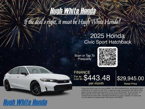 2025 Honda Civic Sport