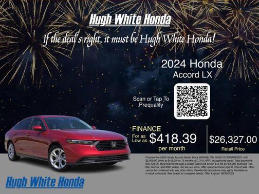 2024 Honda Accord LX 1.5T