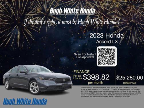 2023 Honda Accord LX 1.5T