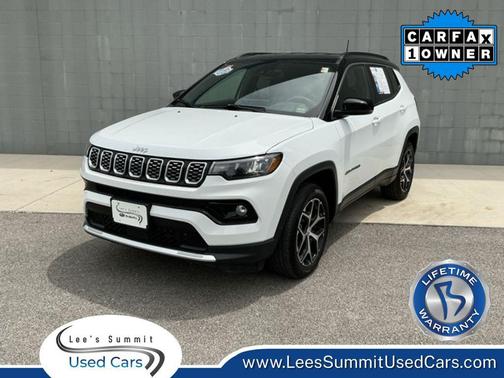 Bright White Clearcoat 2024 Jeep Compass Limited