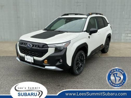 Crystal White Pearl 2026 Subaru Forester Wilderness