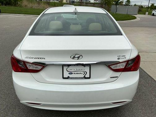 Shimmering White Mica 2013 Hyundai SONATA Limited