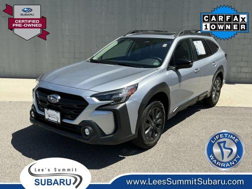 Ice Silver Metallic 2025 Subaru Outback Onyx Edition
