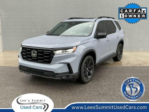 Sonic Gray Pearl 2025 Honda Pilot Black Edition