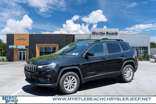 Diamond Black Crystal Pearlcoat 2022 Jeep Cherokee Latitude Lux