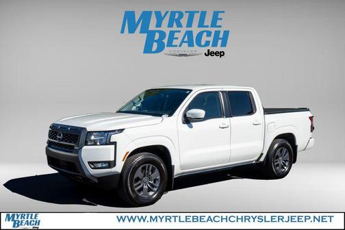 Glacier White 2025 Nissan Frontier SV
