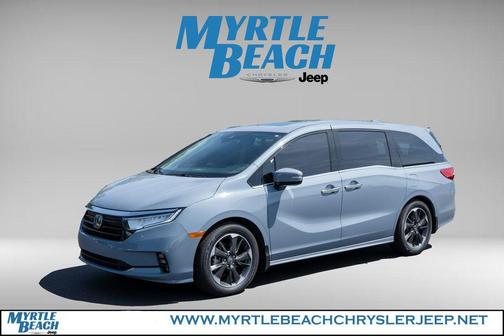 Gray 2023 Honda Odyssey Elite