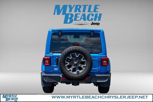 Hydro Blue Pearlcoat 2024 Jeep Wrangler 4-Door Sahara 4x4