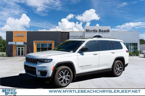 Bright White Clearcoat 2025 Jeep Grand Cherokee L Limited