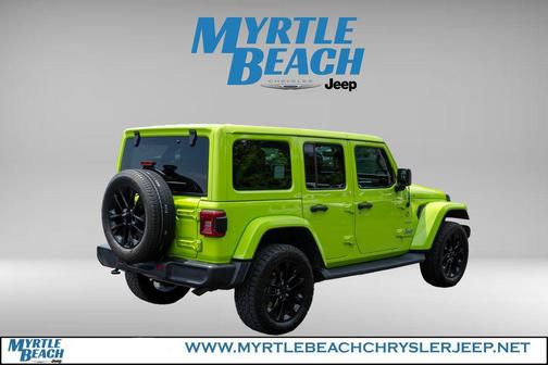 Limited Edition Gecko Clear Coat 2021 Jeep Wrangler Unlimited 4xe Sahara