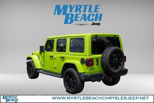 Limited Edition Gecko Clear Coat 2021 Jeep Wrangler Unlimited 4xe Sahara