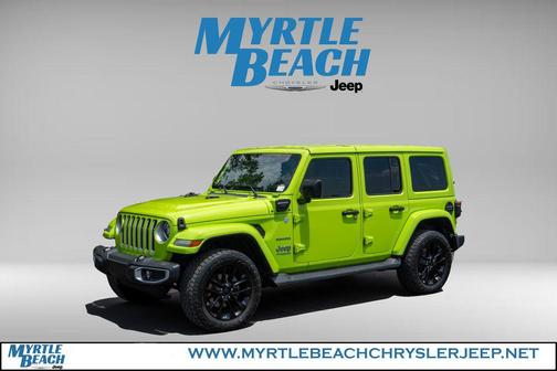 Limited Edition Gecko Clear Coat 2021 Jeep Wrangler Unlimited 4xe Sahara