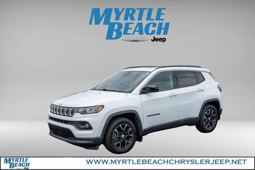 Bright White Clearcoat 2022 Jeep Compass Latitude
