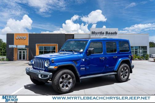 Ocean Blue Metallic 2019 Jeep Wrangler Unlimited Sahara