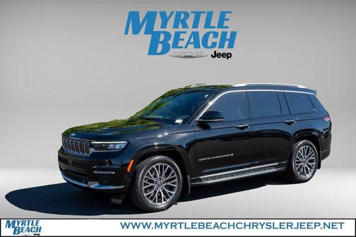 Diamond Black Crystal Pearlcoat 2022 Jeep Grand Cherokee L Summit Reserve