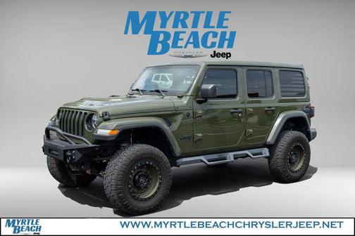 Sarge Green Clearcoat 2021 Jeep Wrangler Unlimited Sahara
